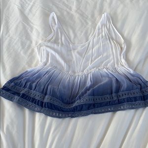 open back ombré tank